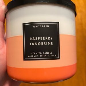 Raspberry tangerine candle
